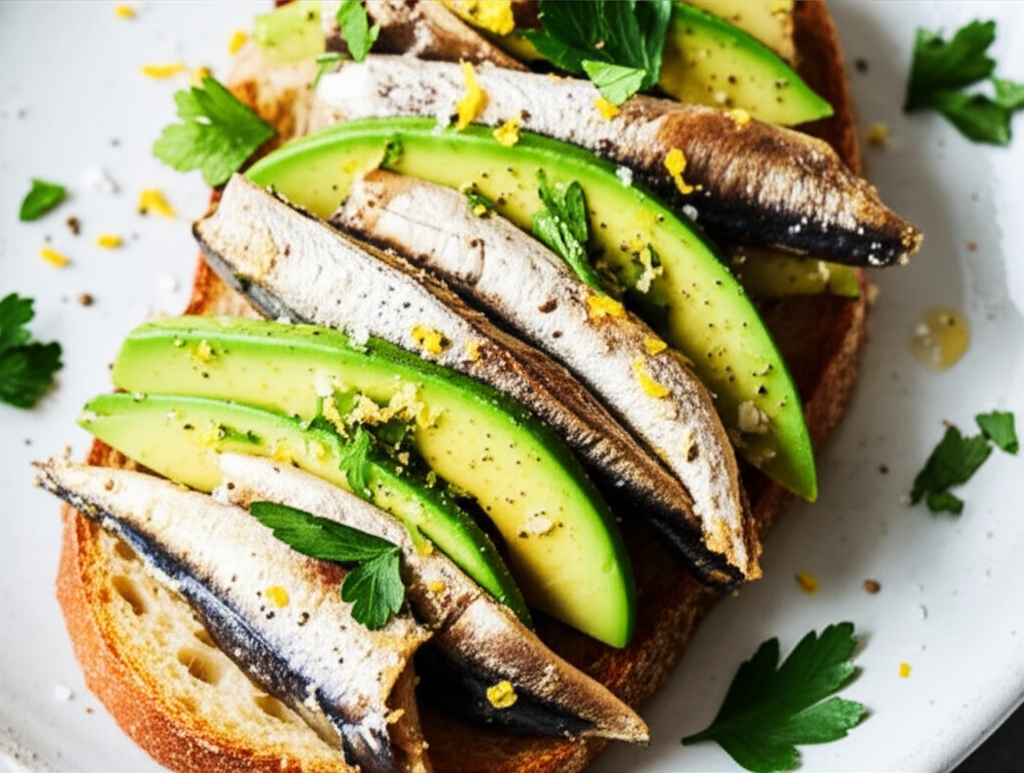 Alton Brown S Sherried Sardine Toast image