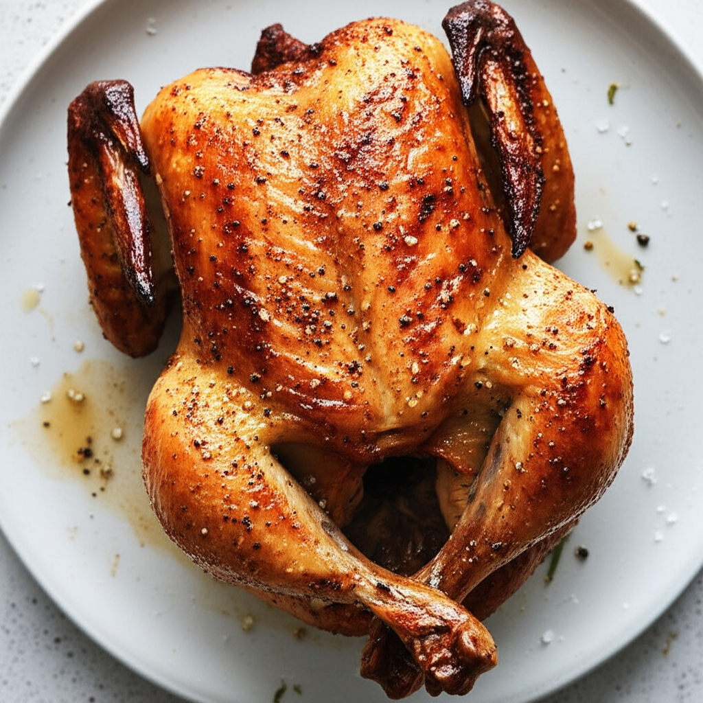 Alton Brown S Spatchcocked Game Hen image