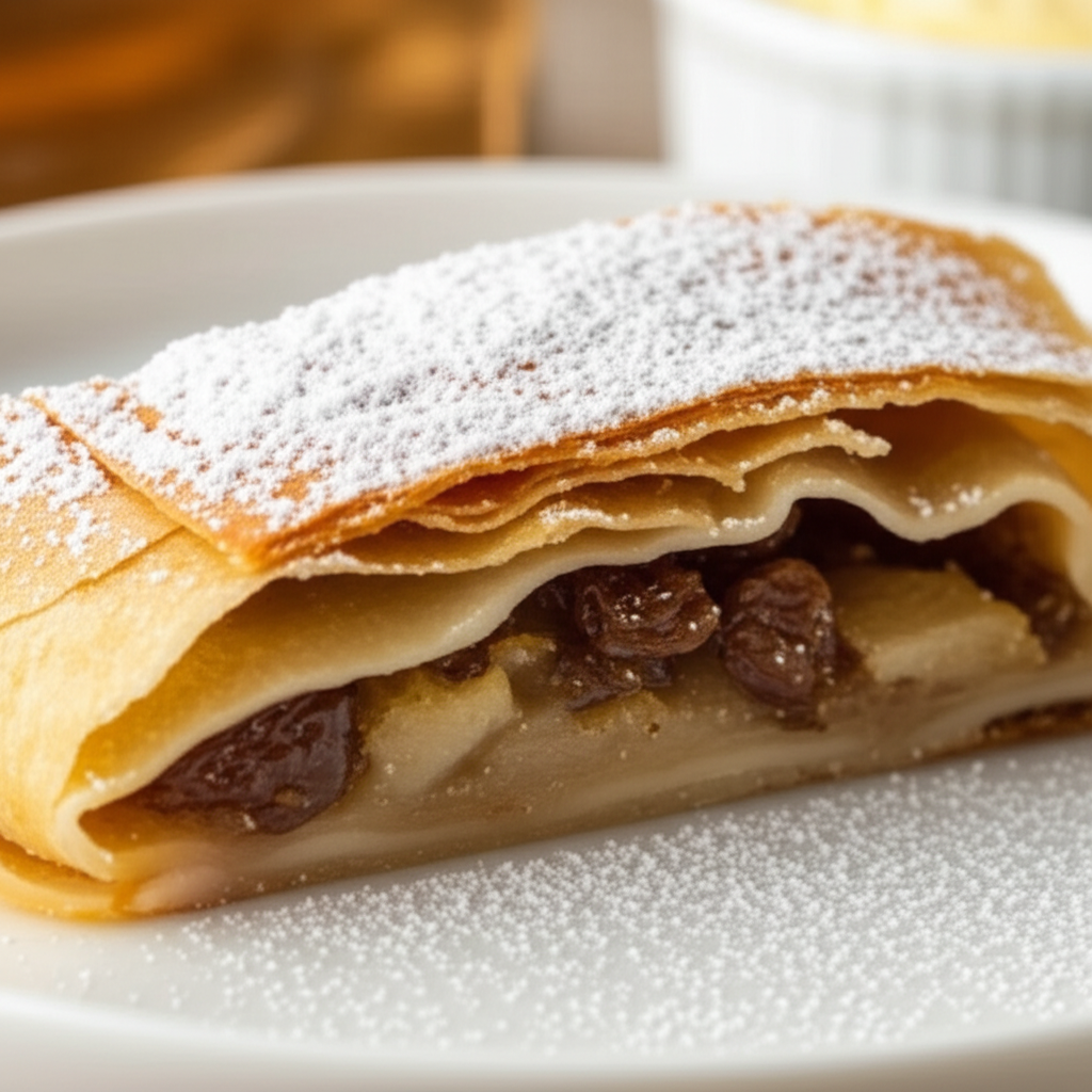 Altwiener Apfelstrudel Traditional Viennese Apple Strudel image