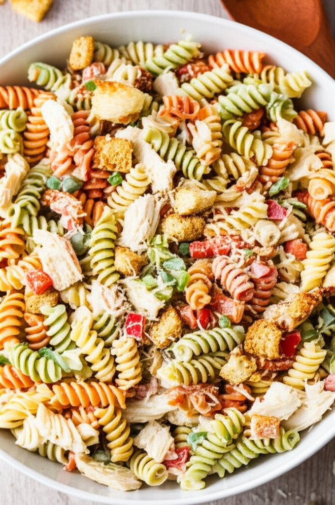Chicken Caesar Pasta Salad image