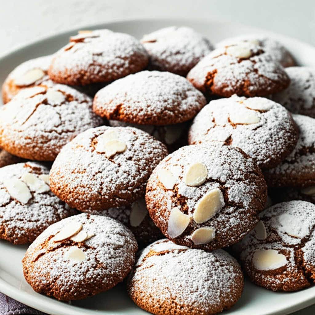 Amaretti Cookies No Flour And Low Fat image