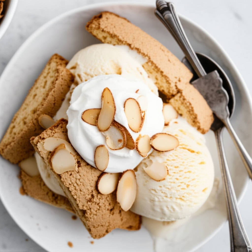 Amaretti Ice Cream Dessert image