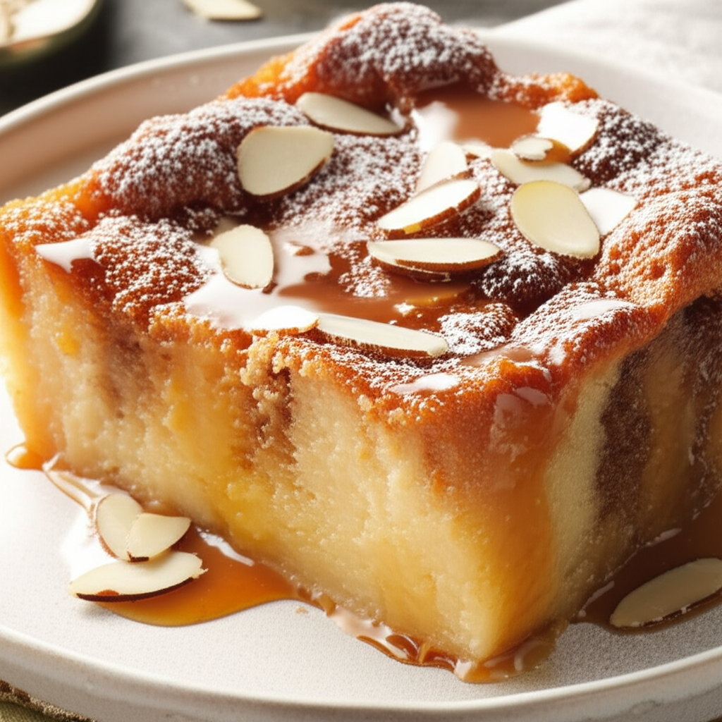 Amaretto Bread Pudding image