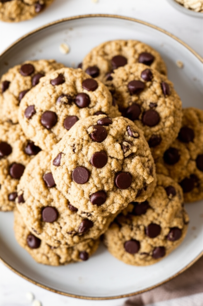 Light Chocolate Chip Oatmeal Cookies image