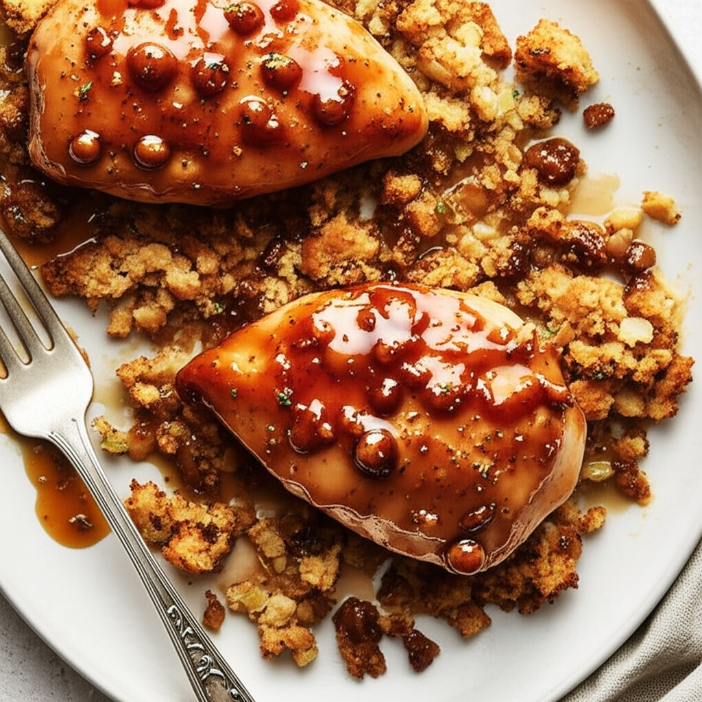 Amaretto Chicken Breast Holiday Style image