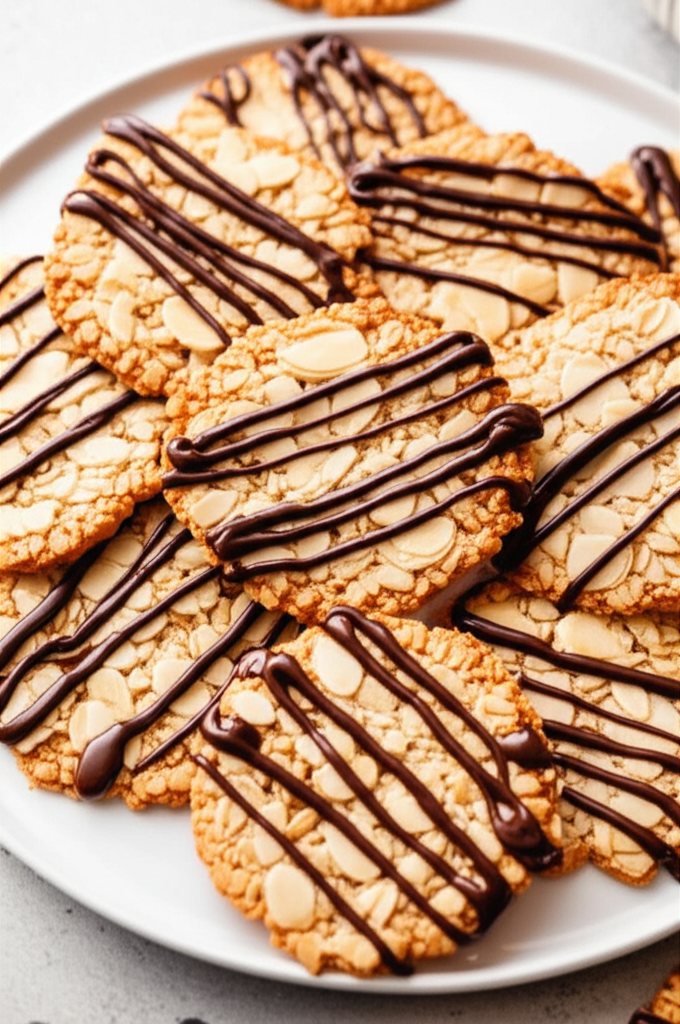 Amaretto Florentine Cookies image