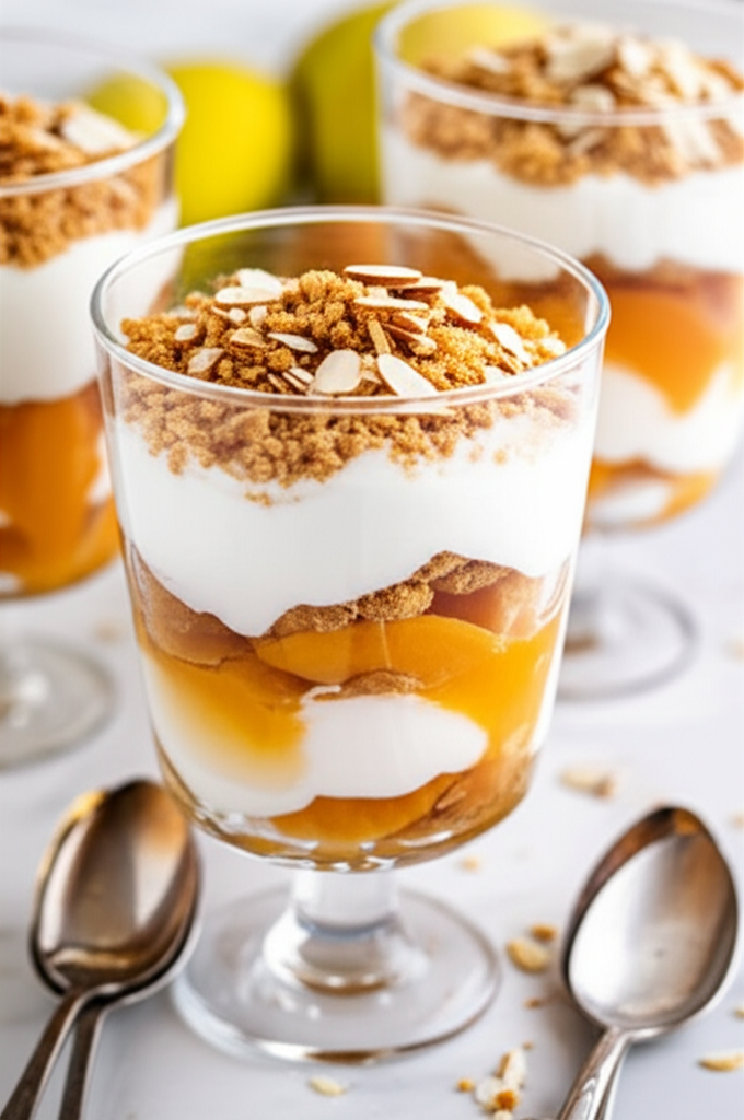 Amaretto Pear Parfaits image