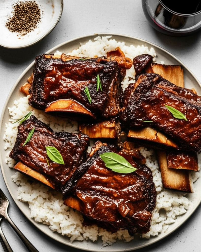 Amazing And Fast Pressure Cooker Short Ribs image
