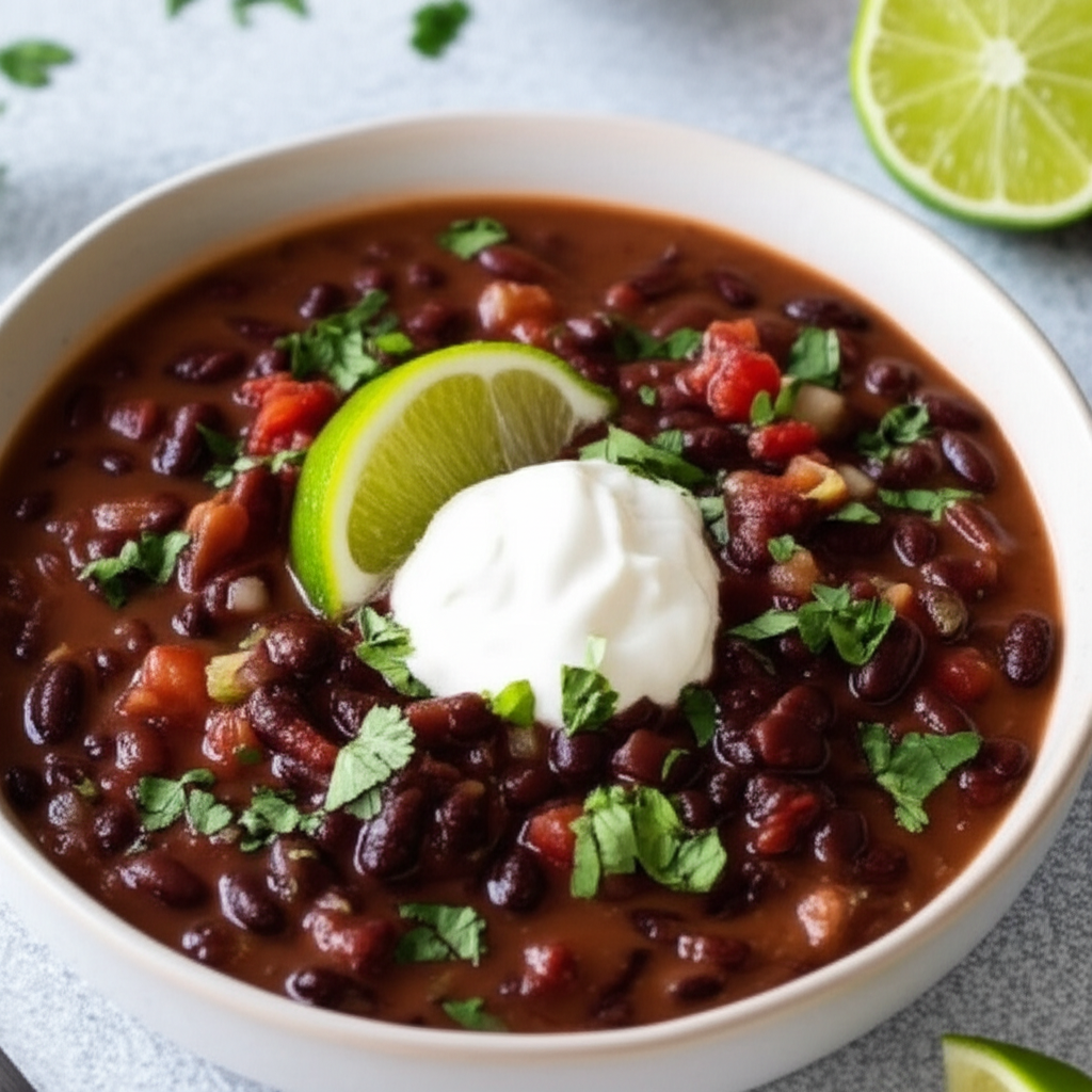 Amazing Black Bean Soup In 5 Ingredients image