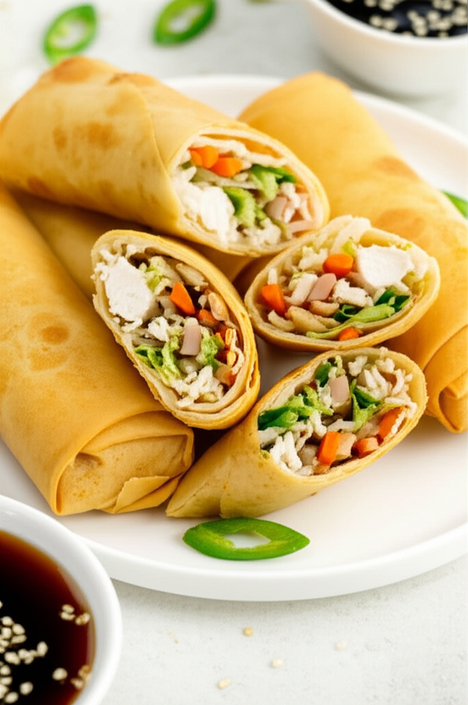 Chicken Spring Rolls image