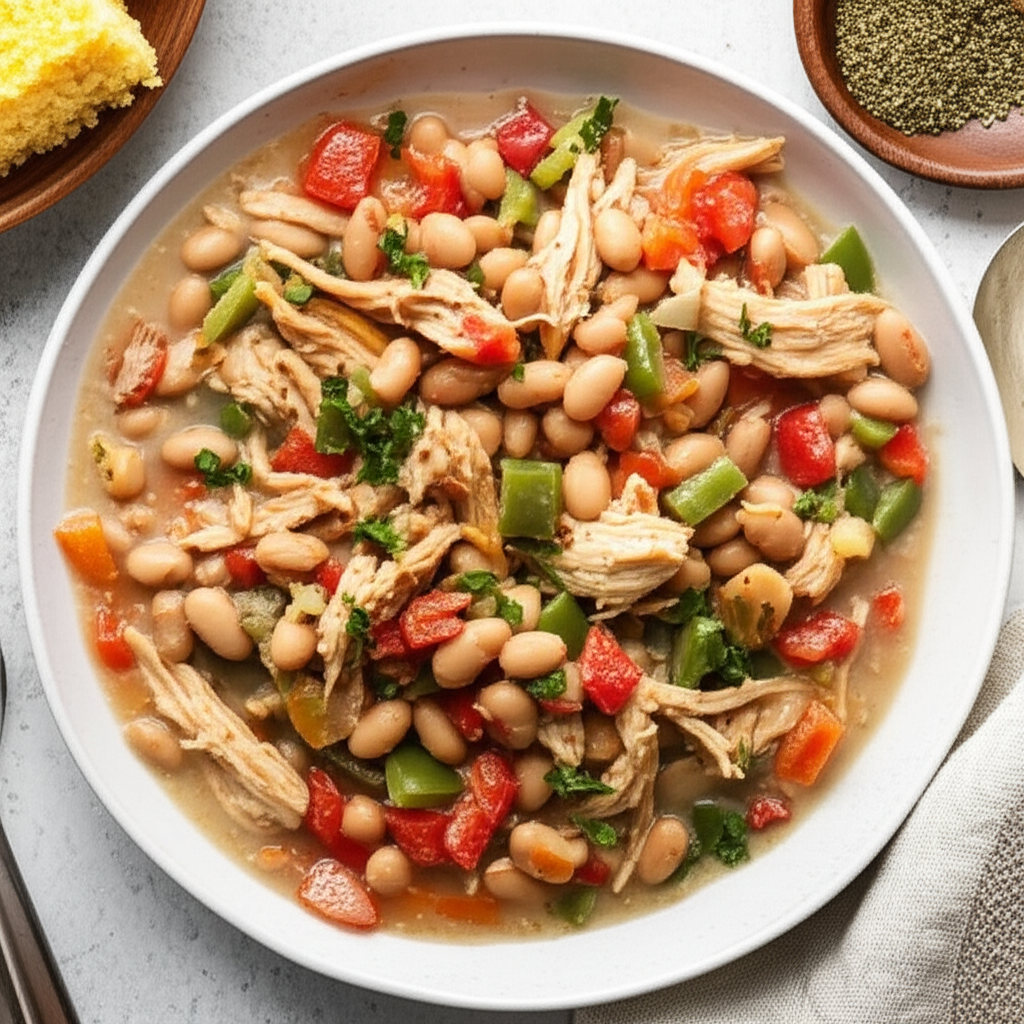 Amazing Crock Pot White Chili W Chicken image