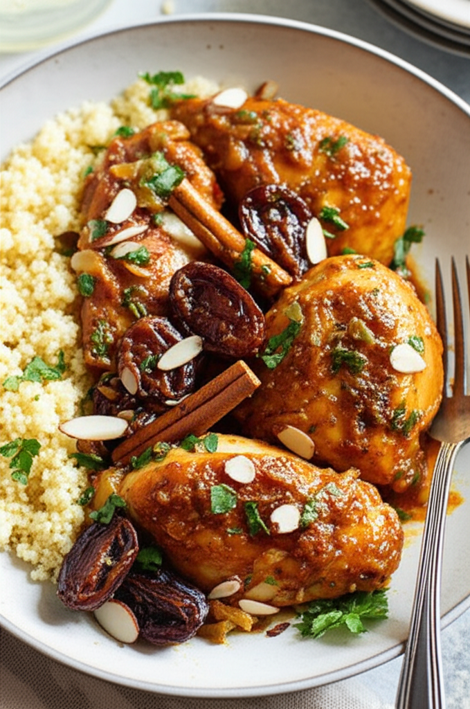 Chicken With Dates And Moroccan Spices image