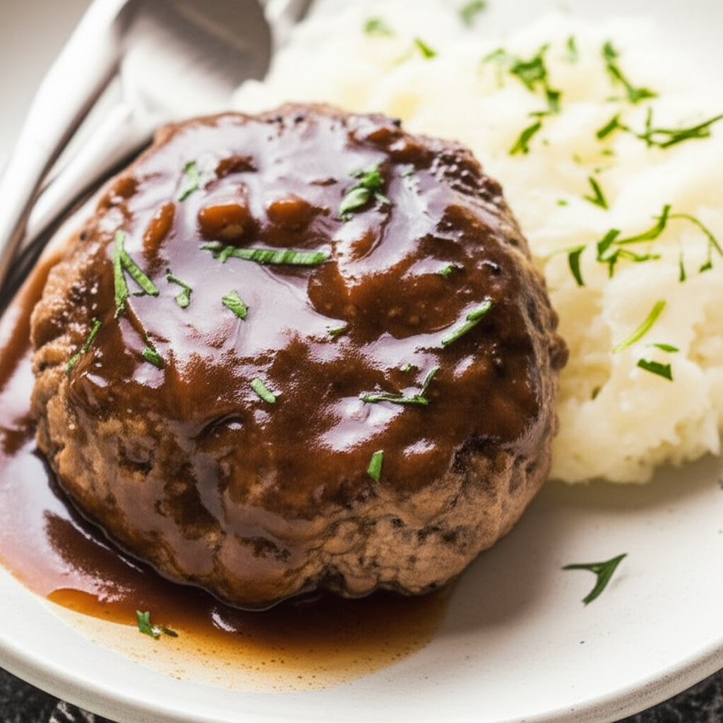 Amazing Hamburger Steak With Gravy image
