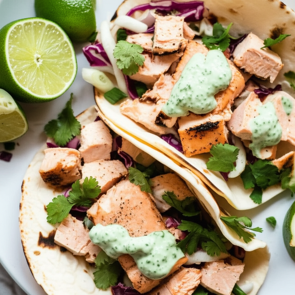 Amazing Salmon Tacos image