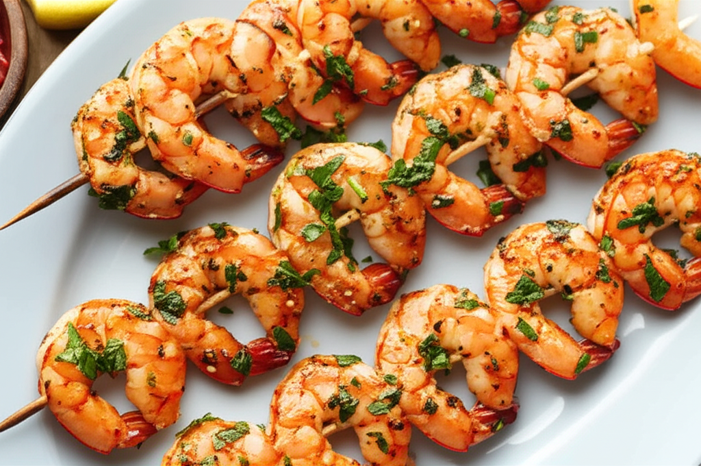 Amazing Spicy Grilled Shrimp image