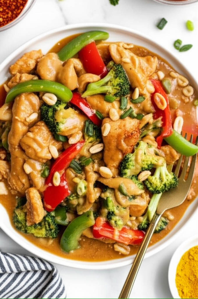 Amazing Thai Peanut Chicken image