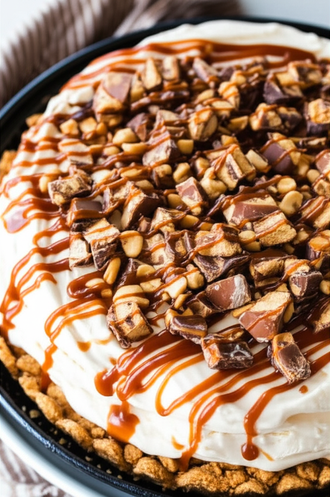 Amazing Toffee Peanut Crunch Ice Cream Cake image