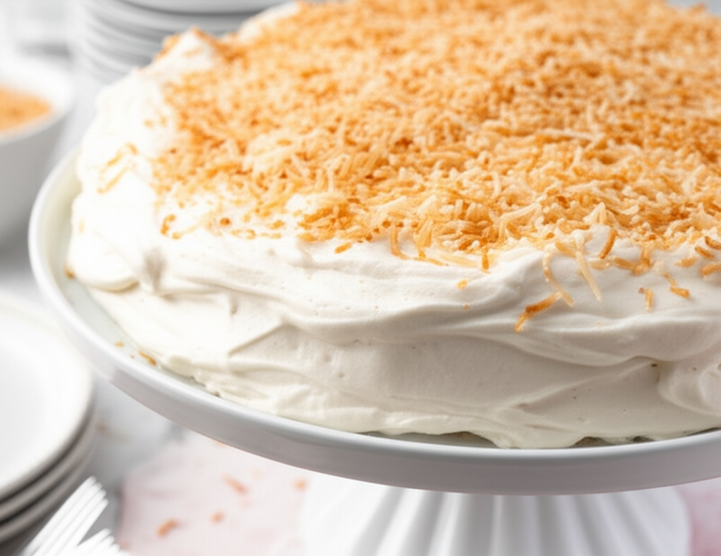 Amazingly Delicious Rum Pina Colada Cake image