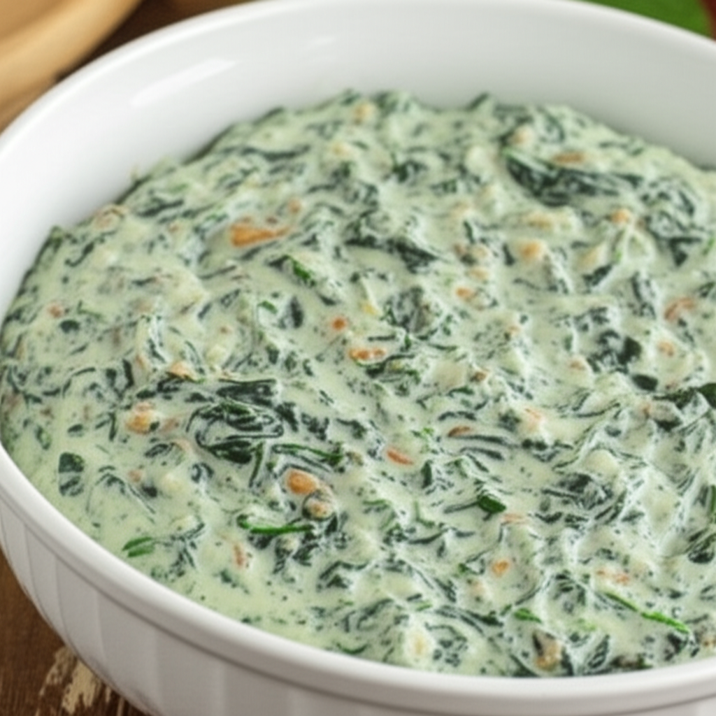 Amazingly Easy Three Ingredient Creamed Spinach image