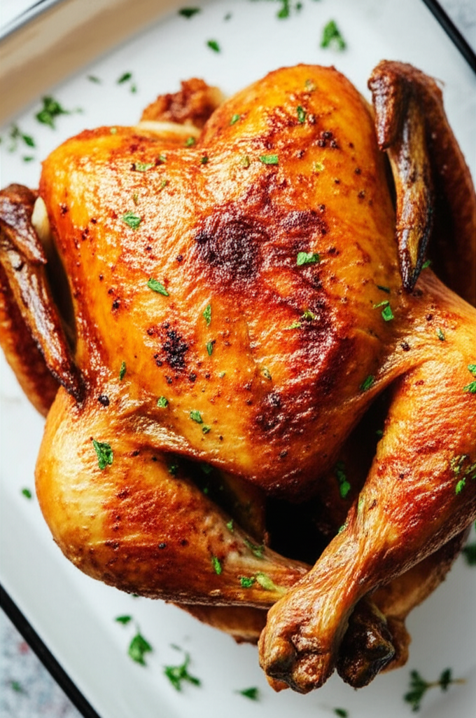 Amazingly Juicy And Flavorful Roasted Chicken image