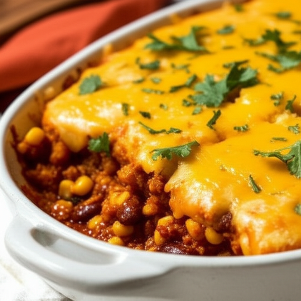 Chili Cornbread Casserole image