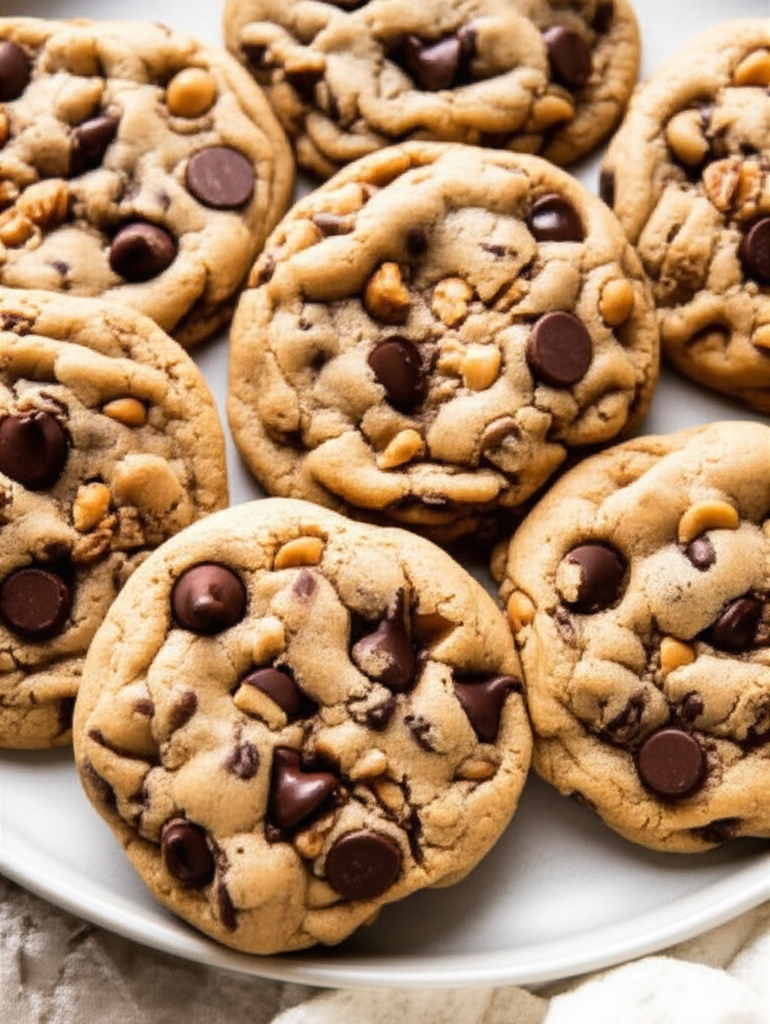 Amazingly Soft Peanut Butter Chocolate Chip Cookies image