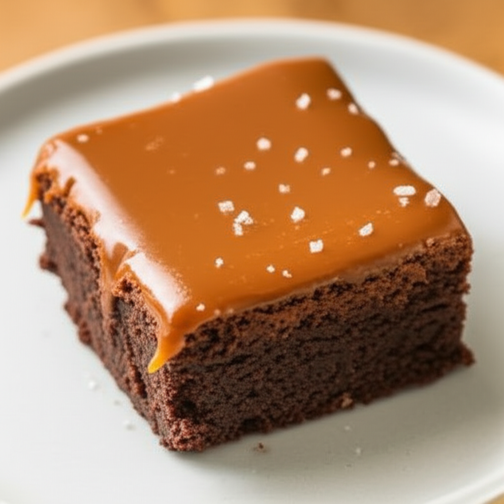 Amelie's Salted Caramel Brownies image