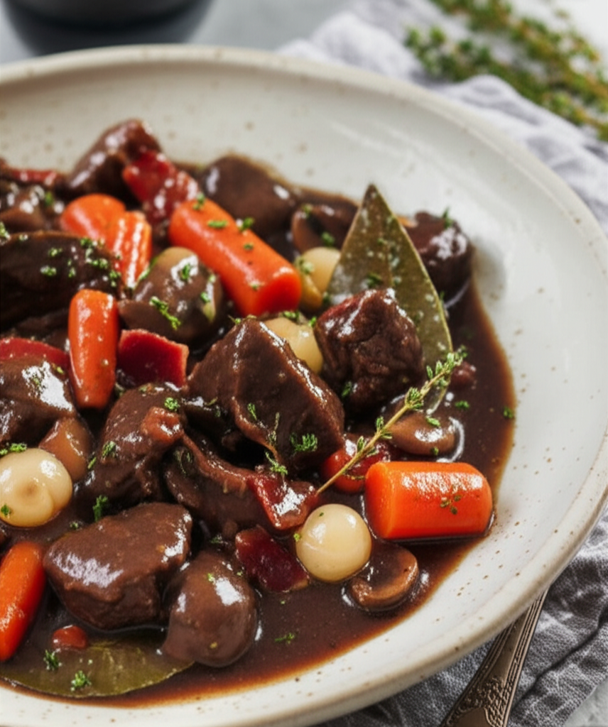 America S Test Kitchen Slow Cooker Beef Burgundy image