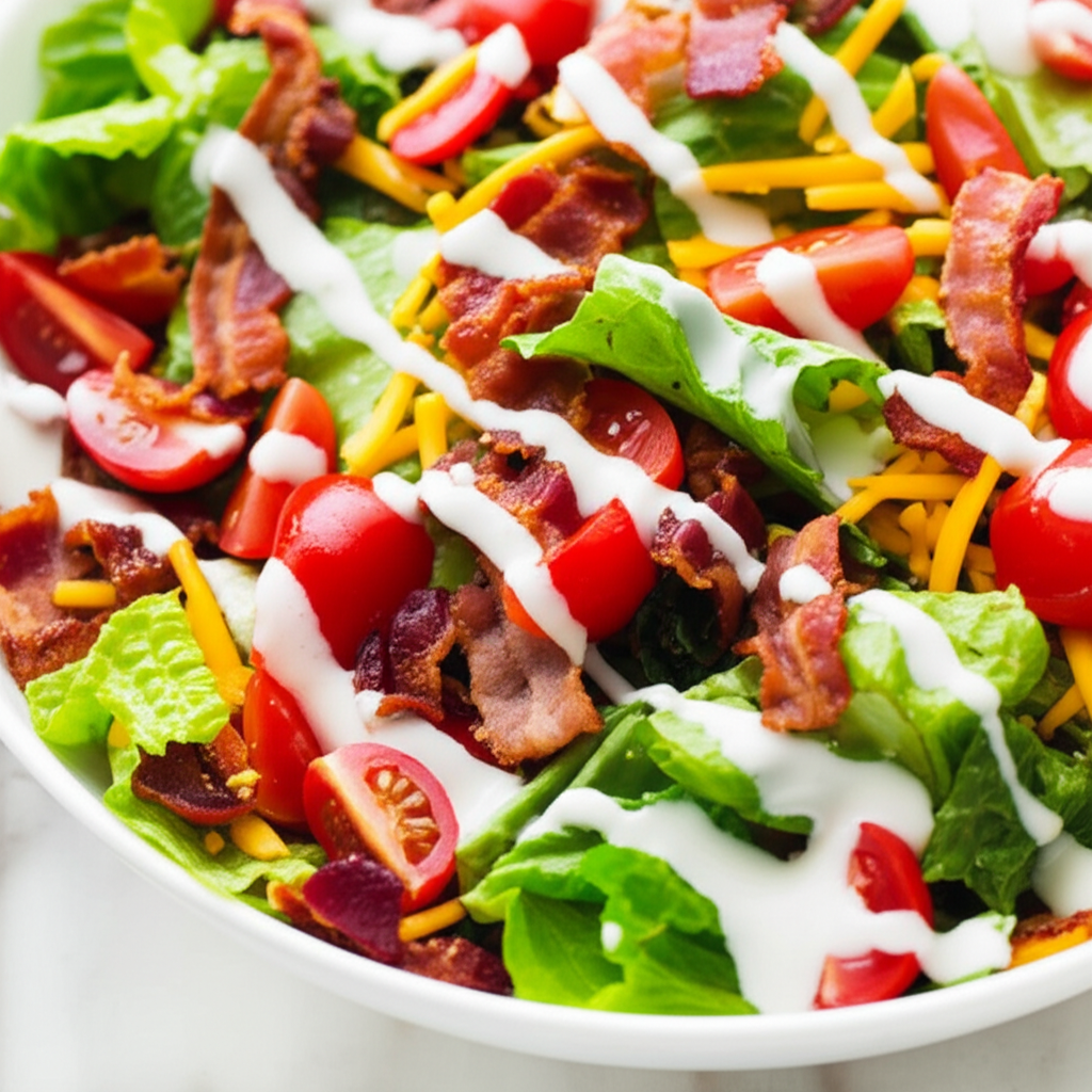 American Bacon Lettuce Tomato Salad image