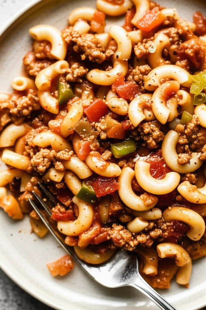 American Chop Suey Just Like Mama Used To Make image