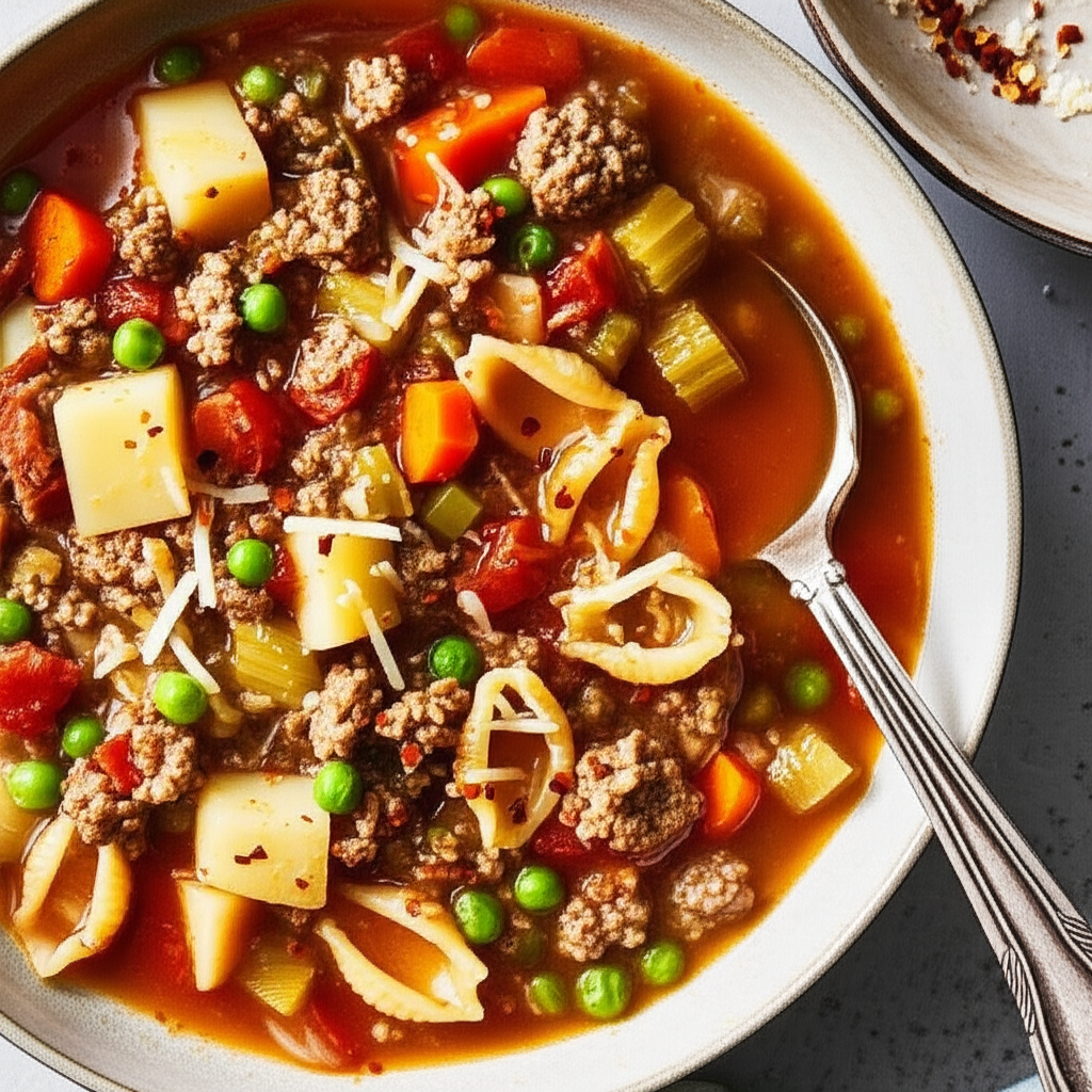 American Hamburger Goulash Soup image