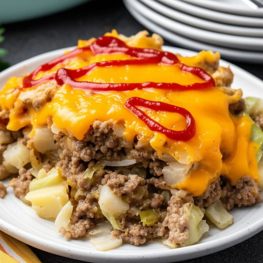 Amish Cabbage Potato Casserole image