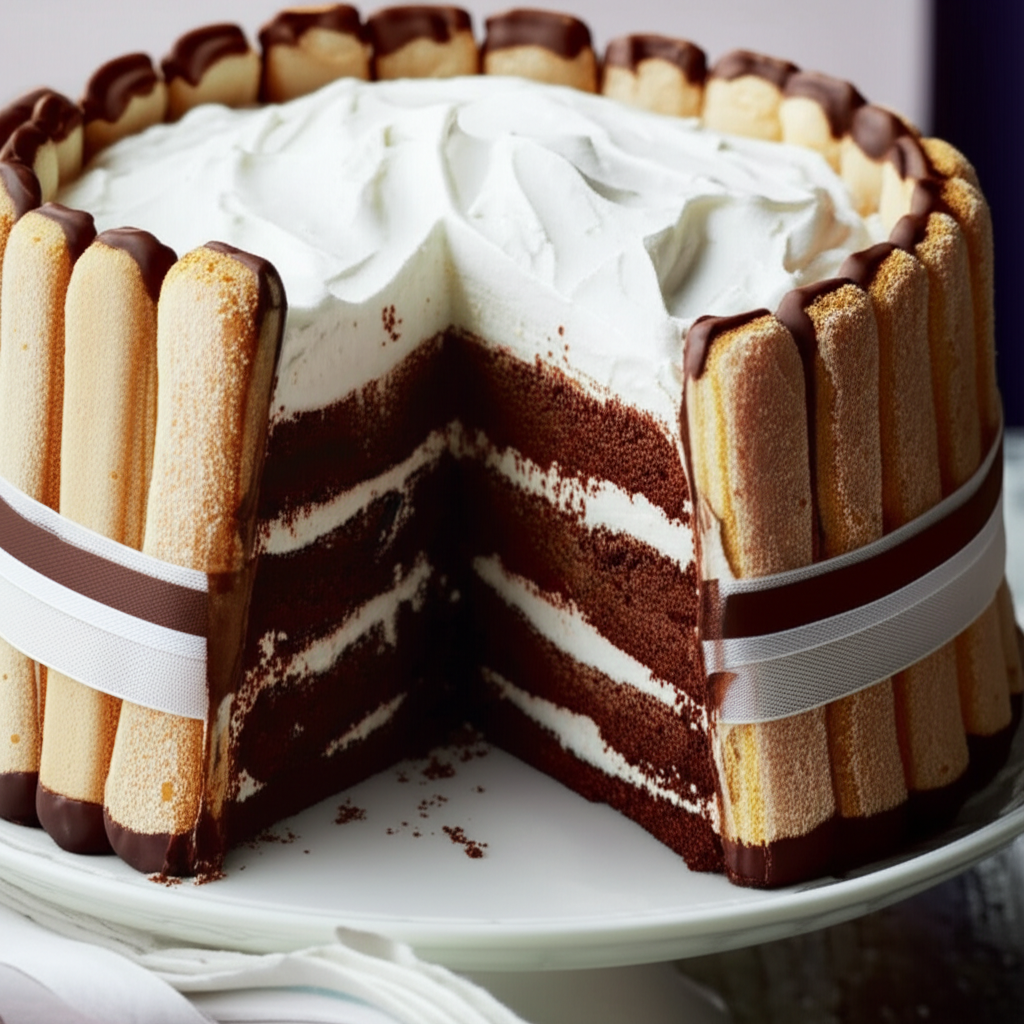 Chocolate Charlotte Russe image