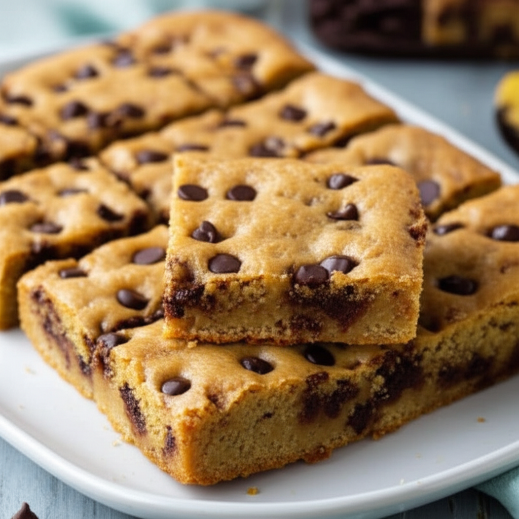 Chocolate Chip Banana Bars image