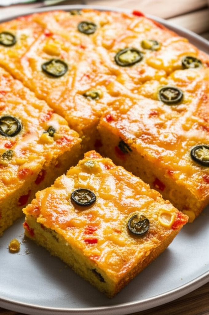 Jiffy Roasted Corn And Jalapeno Cornbread image