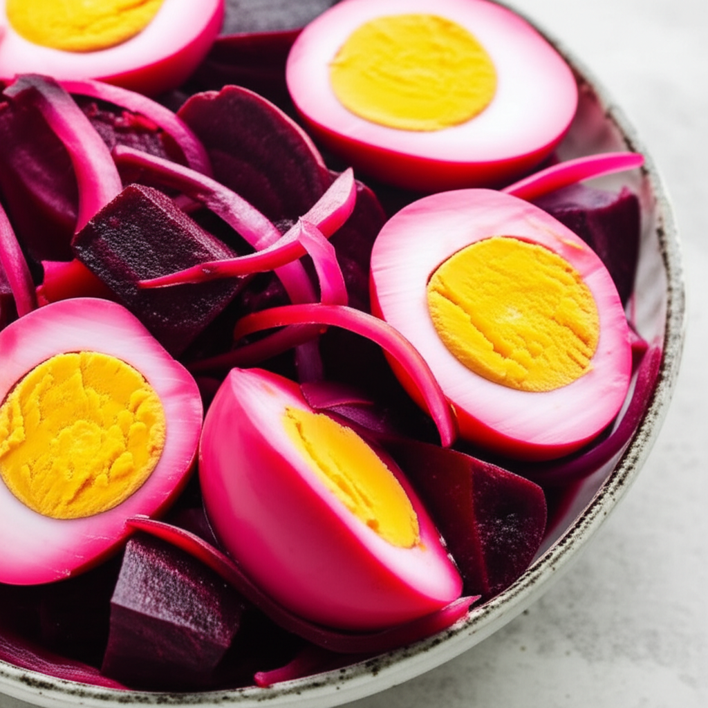 Amish Pickled Eggs And Beets image