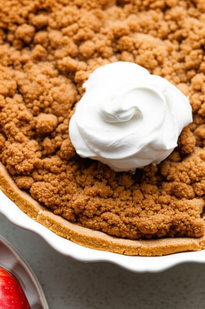 Amish Sour Cream Apple Pie image