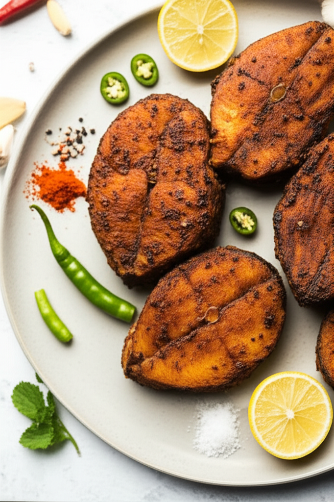 Amritsari Machi Punjabi Indian Fish image