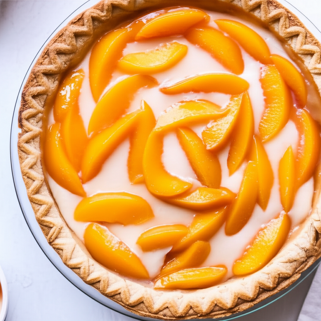 Amy Vanderbilt S Honey Cream Peach Pie image