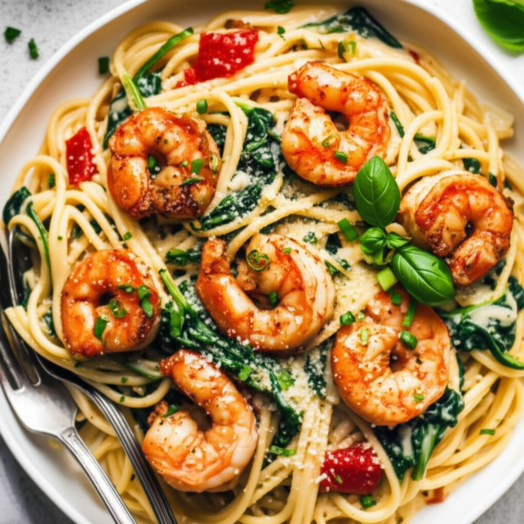 Amy S Cajun Shrimp Florentine image