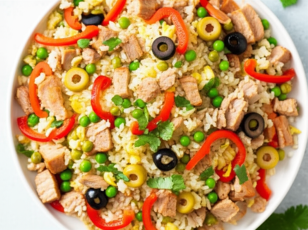 Puerto Rican Style Fried Rice image