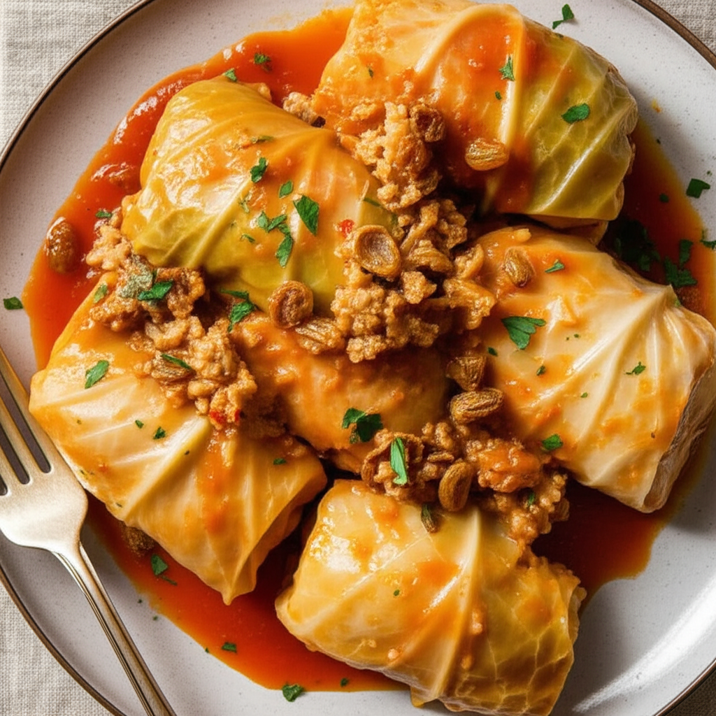 Amy's Grandma's Stuffed Cabbage Holoptchis Omac image