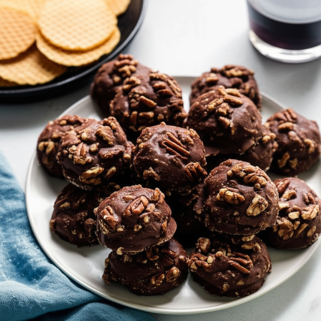 Chocolate No Bake Port Cookies image