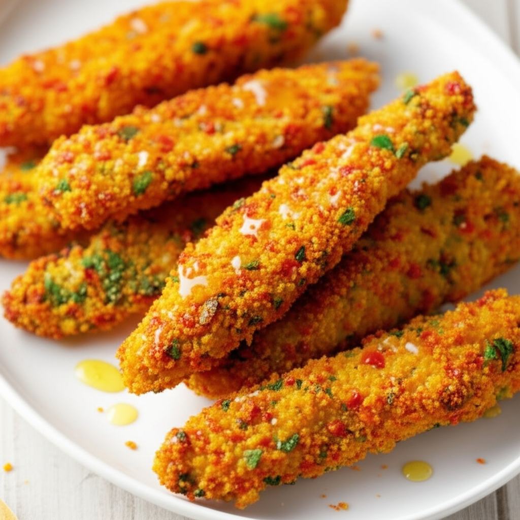 Rainbow Chicken Strips image