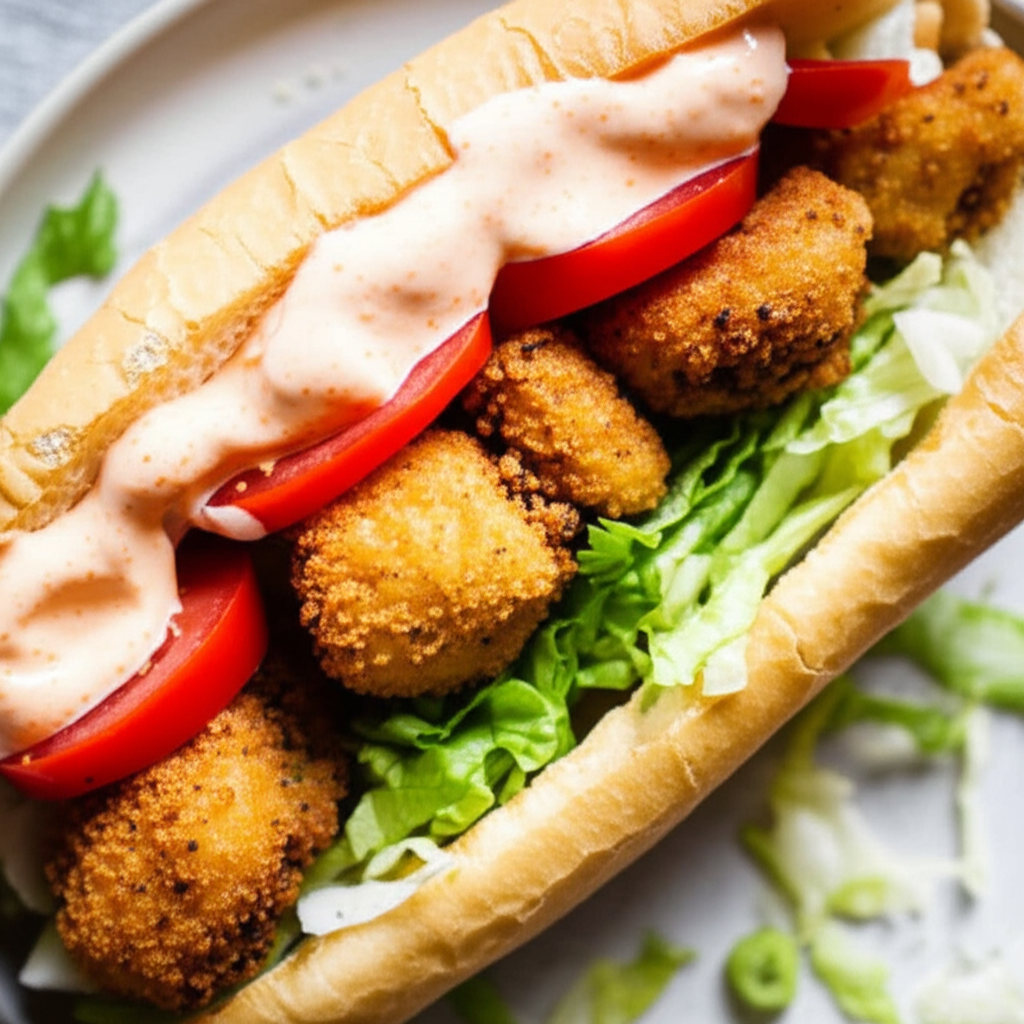 Amy S Pan Fried Oyster Po Boys With Creole Mayo image