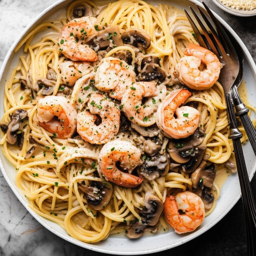 Amy's Shrimp Halo With Shrooms image