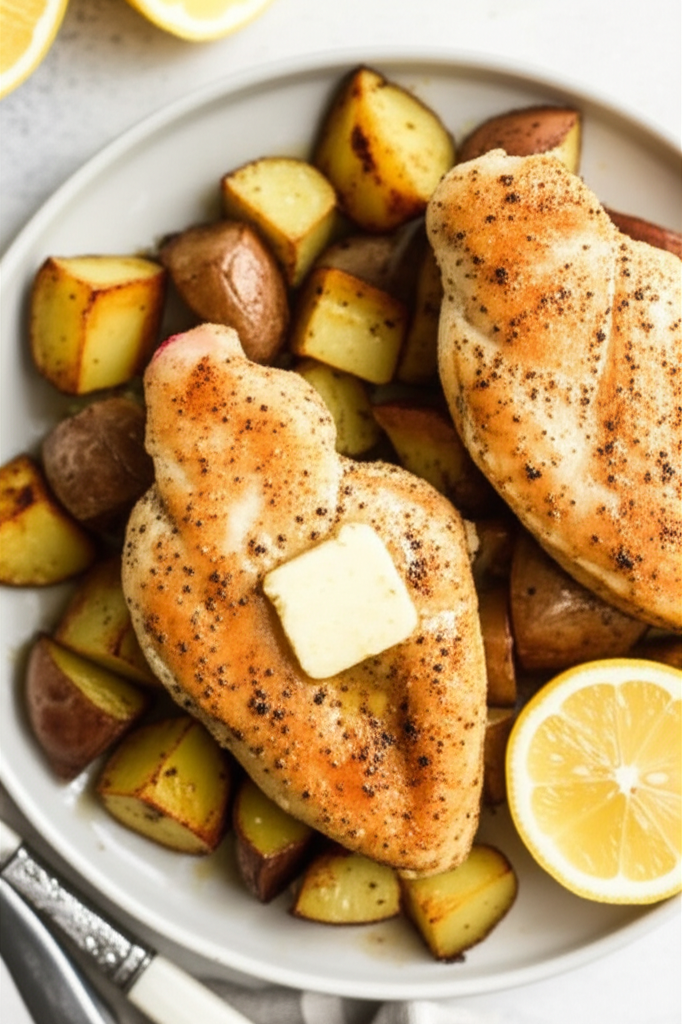 Reasonable Lemon Chicken And Potatoes image