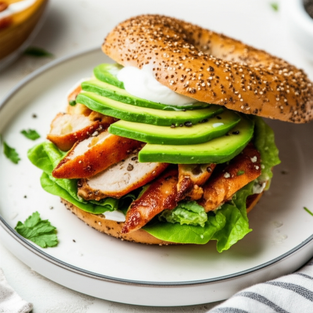 An Easy Chicken Avocado Sandwich image