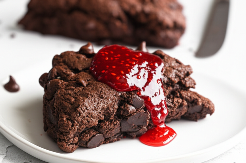Chocolate Raspberry Scones image