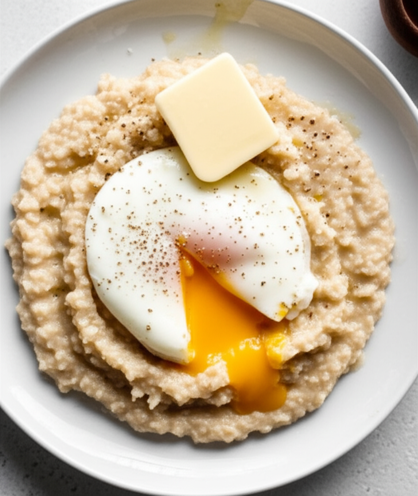 An Oatmeal Poached Egg image